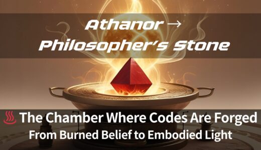 Athanor: The Alchemical Furnace of Consciousness Where Burned Beliefs Become Codes of Light