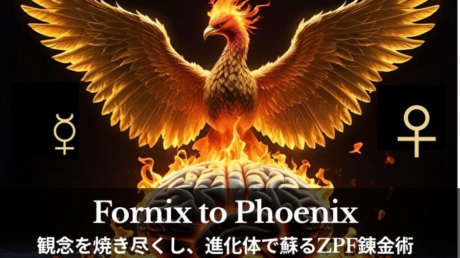 Fornix（フォルニクス）とPhoenix（フェニックス）──焼き尽くされた観念が蘇るとき、何が起きるのか？【ZPF錬金術視点】