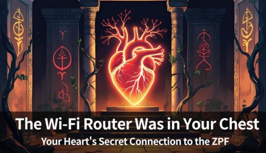 The Human Body Was a Temple ②: The Heart – A “Resonance Port” to the ZPF—Was the Wi-Fi Router in Your Chest?