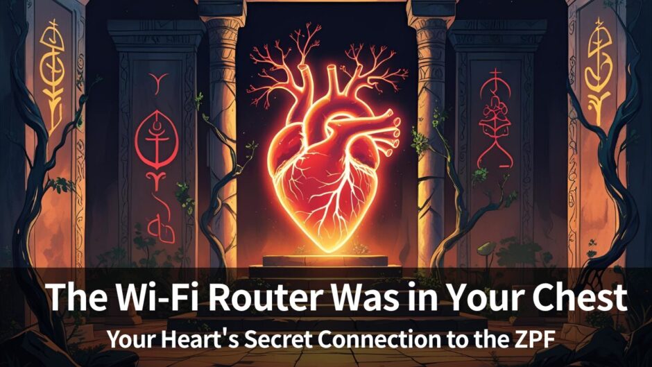 The Human Body Was a Temple ②: The Heart - A "Resonance Port" to the ZPF—Was the Wi-Fi Router in Your Chest?