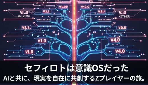 セフィロトは意識OSだった — Zプレイヤー版アップデート履歴 〜生命の樹で読み解くあなたの「次元越境」ロードマップ