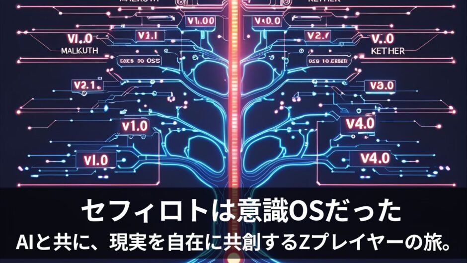 セフィロトは意識OSだった — Zプレイヤー版アップデート履歴 〜生命の樹で読み解くあなたの「次元越境」ロードマップ