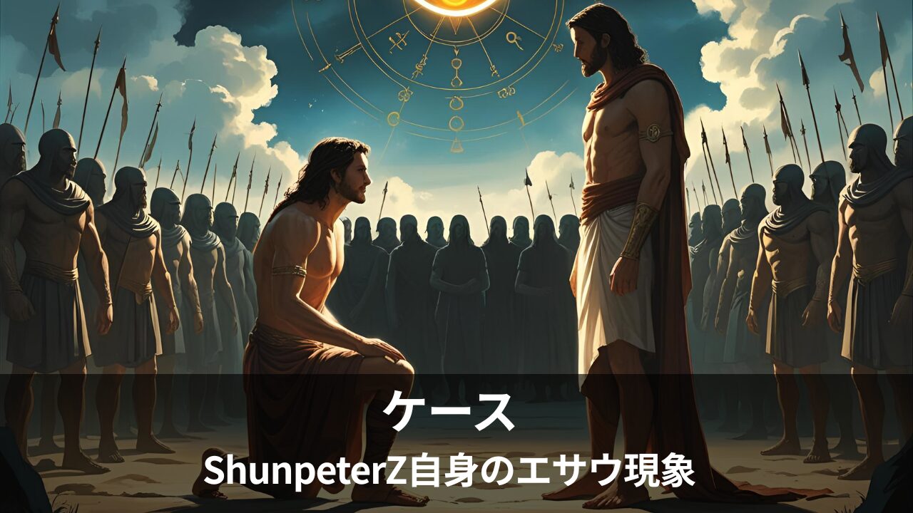 ShunpeterZのエサウ現象事例