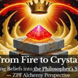 The Philosopher’s Stone in ZPF Alchemy — From Burning Beliefs to the Crystallization of the Great Work
