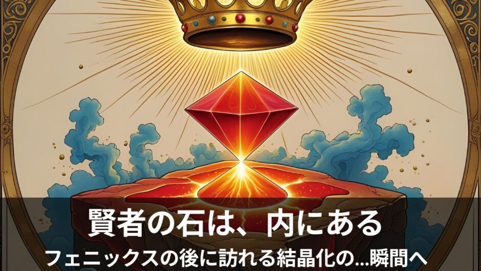 ZPFで読み解く「賢者の石」の正体と作り方 ── 観念を燃やし尽くして結晶化する大いなる業の完成【ZPF錬金術視点】
