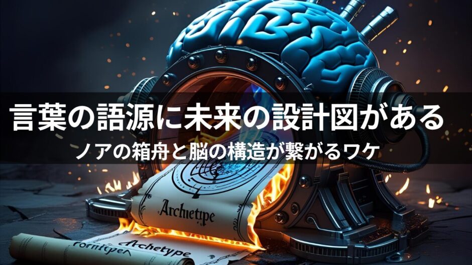ぜんぶ繋がってるｗ ─ ノアの箱舟もFornixもアークエンジェルも、ぜんぶ親戚 ─ 語源から探る意識進化プロセスのチートコード