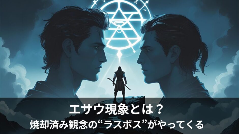【エサウ現象とは何か？】 ──進化直前に現れる“観念のラスボス”をZPF視点で読み解く