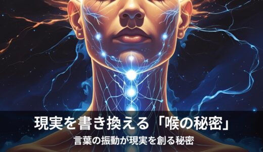 人体は神殿だった④：喉編 – 声・言葉・振動が現実を生むメカニズム – あなたの声は、ZPFを震わせる宇宙マイクだった