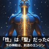 人体は神殿だった⑤：下の神殿編 - “性と聖”の響きが灯す、命と創造のエンジン