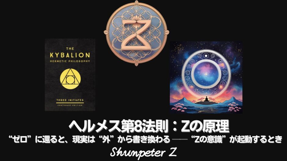 Ep28｜ヘルメスの法則 - 第8法則：ゼロ（無）の原理（The Principle of Zero（Z））──“ゼロ”に還ると、すべてが始まる【ZPF × キバリオン】