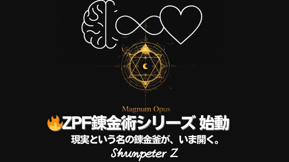Ep35｜🔥ZPF錬金術シリーズ始動 – 錬金術と自己統合の旅がはじまる（意識と現実を統合する《The Great Work》）