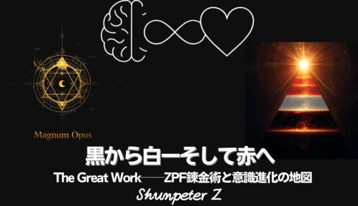 Ep37｜ZPF錬金術 🔥Magnum Opus 02：The Great Work（偉大なる業）― 錬金術を通じて“あなたの意識変容”の全体図を理解する