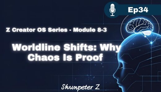 ZPF Echo EP34｜Z Creator OS Series - Module 8-3 —Worldline Shifts: Why Chaos Is Proof