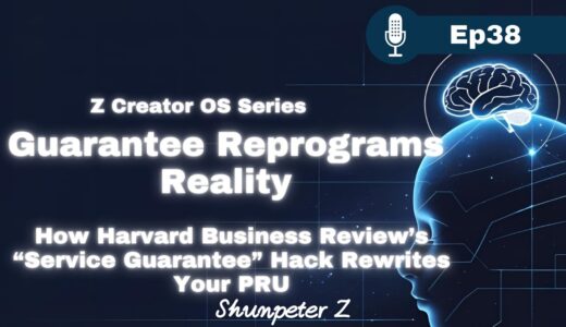 ZPF Echo EP38｜Z Creator OS Series - Guarantee Reprograms Reality - How Harvard Business Review’s “Service Guarantee” Hack Rewrites Your PRU