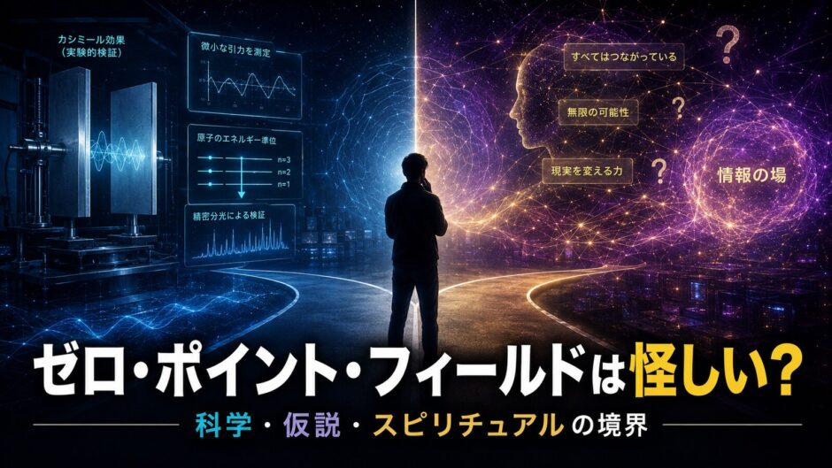 ゼロ・ポイント・フィールドを科学と未確認の仮説に分けて慎重に検討する