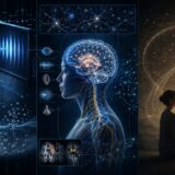 量子力学の観測問題、脳と意識の研究、ZPF視点の三領域を分けて表したイメージ