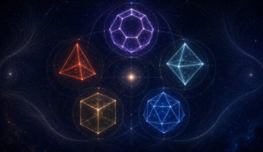 プラトン立体とは？5つの正多面体と四元素・宇宙の関係