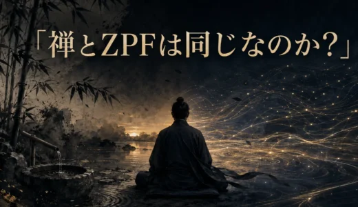 禅とZPFは同じなのか？無心・サレンダー・観測者を比較